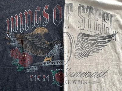 WINGS OF STEEL - HOLLISTER american apparel cars design eagle graphic design harleydavidson hollister hotrod illustration logo motorcycle print retro roses screenprinting tattoo traditional tshirt vintage