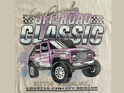 OFF-ROAD CLASSIC - HOLLISTER apparel car carshow color design graphic design hollister hotrod illustration jeep moto nascar print retro screenprint vintage