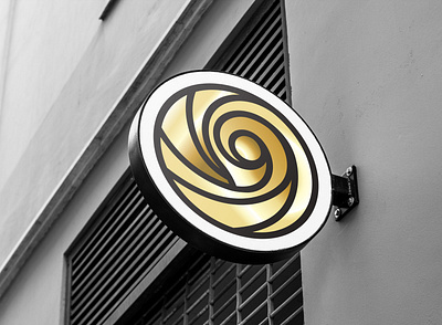 Safa & Marwa textile logo branding circle design flat gold icon logo mark signage textile vector