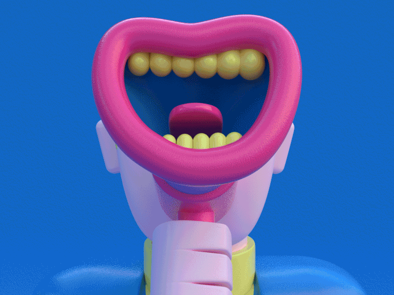 FUD - Fear, Uncertainty & Doubt megaphone toy illustration design cinema 4d c4d bitcoin fud