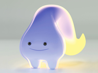 Flame c4d character design flame illustration toy
