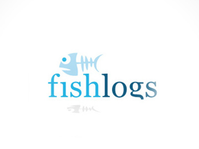 Fish Log design logo
