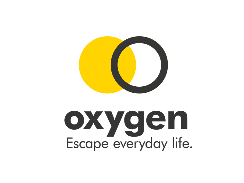 Oxygen Fitness Center | Logo design & Branding branding fitness logo motion outdoor oxygen stationery
