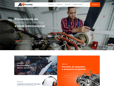 Aerohelp design ui web