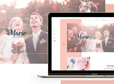 Web Design Wedding planner design web