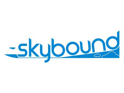 Skybound Airlines branding design graphic design illustration logo typography vector