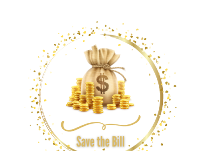 Save The Bill Concept logo