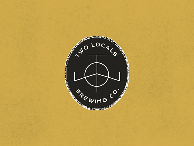 Two Locals Brewing Co. badges beer brand art branding brewery design fun layouts graphic design identity logo typography