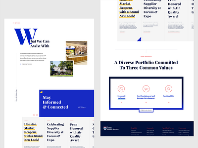 Penn Business Services - Homepage design graphic design layout typography web web design