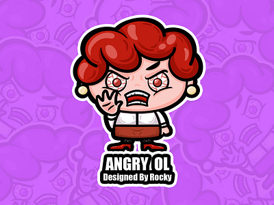 Angry OL illustration