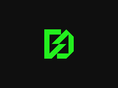 001. Deadbolt Design Studio bolt branding d deadbolt lightning logo mark minimalism modernism