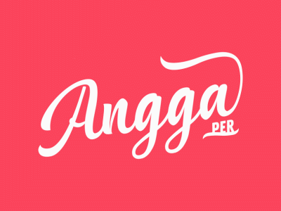 Angga Per animation logo motion typo typograpy