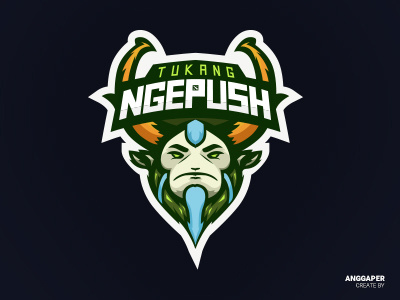 Tukang Ngepush dota 2 esport esportlogo logo mascot