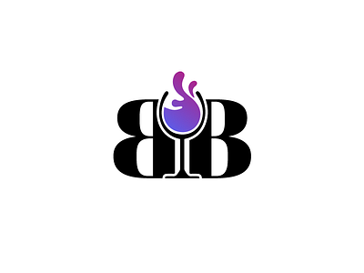 BarBooking Logo b bar brand drink icon logo mark wine