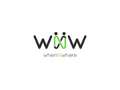 wNw Logo Design bar brand branding icon logo mark n w when where