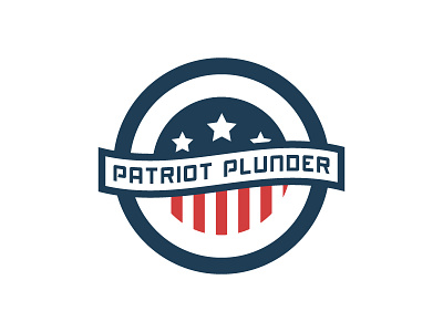 Patriot Plunder Logo america brand branding logo patriot icon mark patriotic plunder veteran