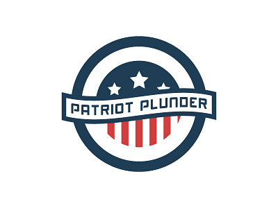 Patriot Plunder Logo america brand branding logo patriot icon mark patriotic plunder veteran