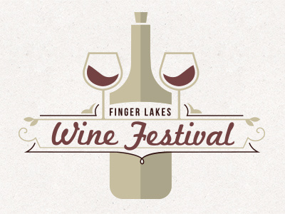 Finger Lakes Wine Festival Logo wine wine festival