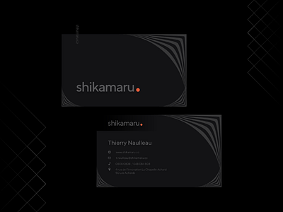 Shikamaru - Business card brand branding brochure business card download free freebie identity letterhead logo mockup mockupcloud portfolio presentation psd showcase template xd