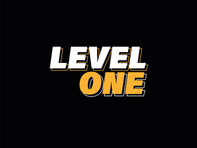 Logo Design for LevelOne branding design graphic design icon illustration logo minimal vector