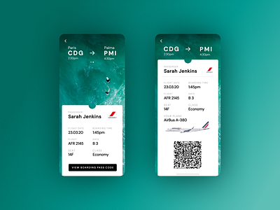 DAILY UI 24 - BOARDING PASS