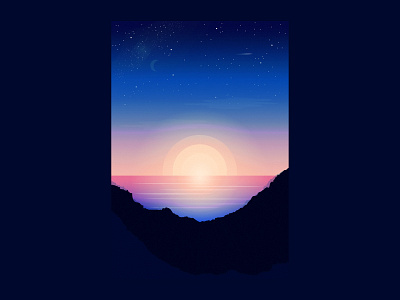 Corsican sunset
