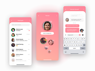 DAILY UI 013 - DIRECT MESSAGING 2020 app app design daily ui dailyui design direct message direct messaging figma friends keep contact message messaging messaging app messenger messenger app ui ui design ui ux ux