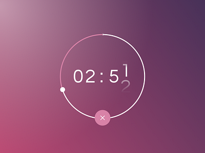 DAILY UI 014 - COUNTDOWN TIMER color countdown countdown timer countdowntimer daily ui dailyui design graphic pure simple time timer ui ui design