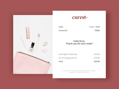 DAILY UI 017 - EMAIL RECEIPT