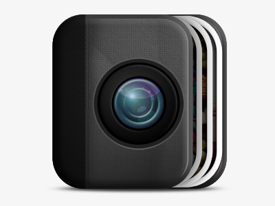 Camera App icon app icon ios ipad iphone photoshop