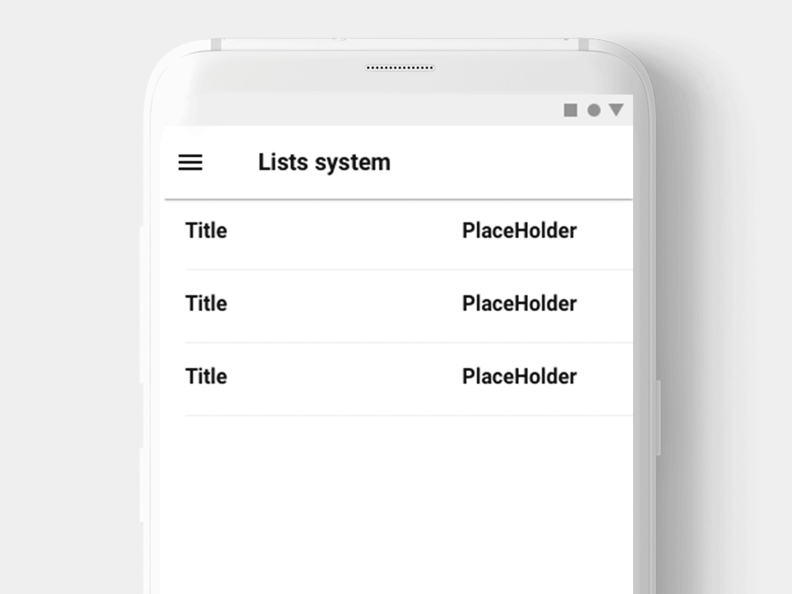 Mobile lists system