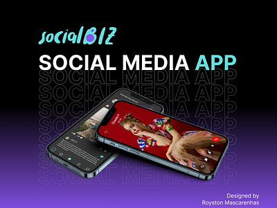 SOCIAL MEDIA UI/UX DESIGN | SOCIALBIZ advertising branding design graphic design logo marketing mobileapp social socialmediaapp ui uidesign uiux userinterface ux website