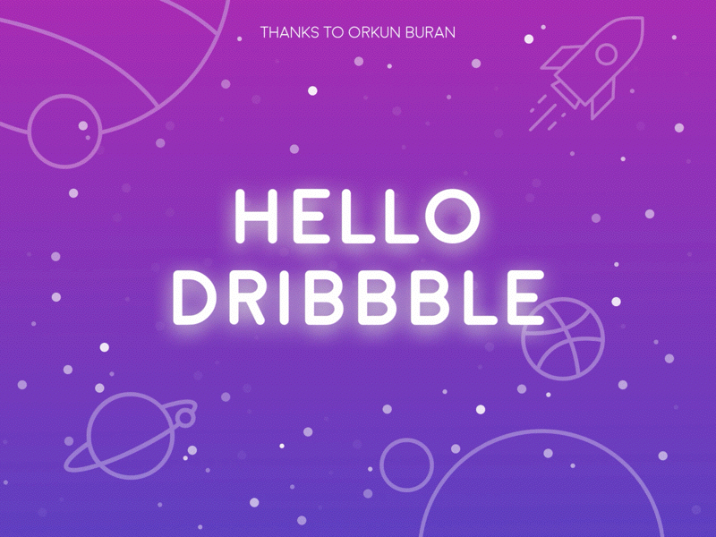 Hello Dribbble