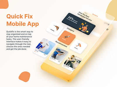 Quickfix Mobile App | UX/UI app ui ui inspiration ux ui design