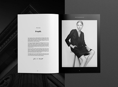 Fashion Lookbook - Frank #4 app branding design graphic design illustration logo typography ui ux vector