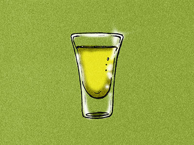 Bad decisions 3/3 art artist diego la diabla drawing drink illustration shot tequila