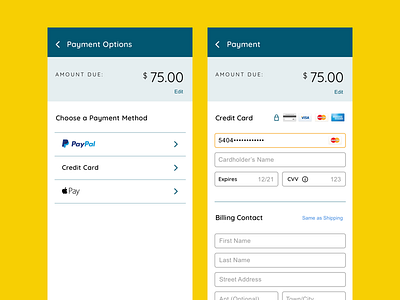 Daily UI 002 Checkout checkout daily ui ui user interface visual design