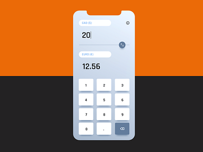 Daily UI 004 Calculator calculator currency daily ui mobile design ui design visual design