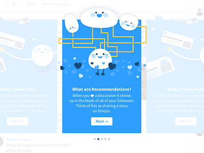 Onboarding Concept blue drawing face happy icon illustration modal