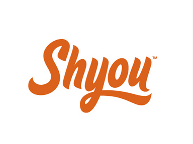 Shyou Logo logo orange script shoe shyou typography