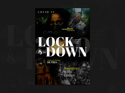 Lockdown Poster artwork design graphic design graphics lockdown poster poster a day poster art poster design