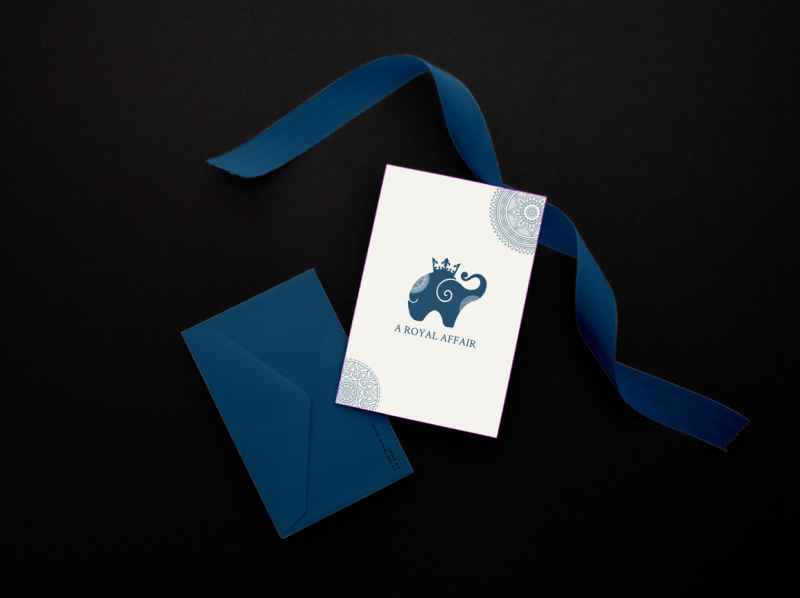 A Royal Affair Visiting Card by Toheed Hussain on Dribbble