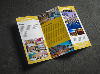 Hotel Brochure Design brochure design brochure template design graphic design graphics illustration photoshop print print design