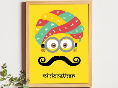 Rajasthani Minion minion poster poster design