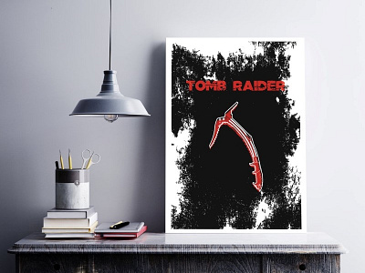 Tomb Raider Minimal Poster design graphic design illustrator minimal poster poster poster design tombraider vector