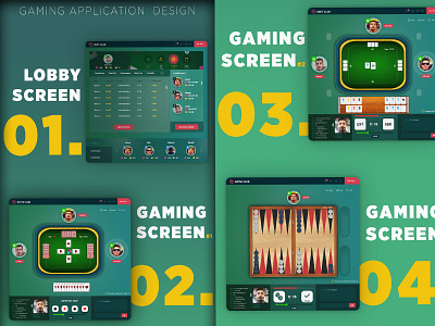 Gambling Game Screen application design graphic design photoshop ui user interface