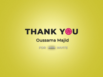 Thank You Oussama Majid invitation invited thanks