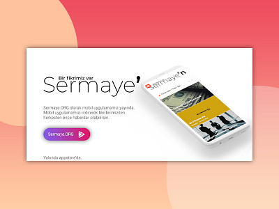 Sermaye.ORG - Mobile Application mobile application mobile ui photoshop user experience user interface