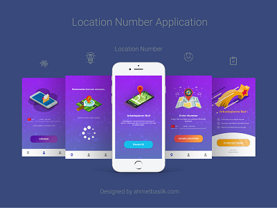 Location Number Application ( redesign ) mobile application mobile ui photoshop user experience user interface