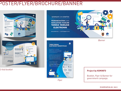 Brochure & Banner for KOMINFO